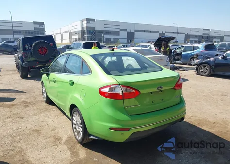 2014 Ford Fiesta Titanium из США, поврежденный, VIN 3FADP4CJ6EM212162